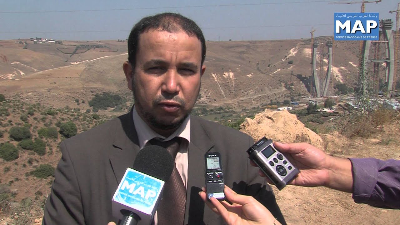 Visite du chantier de Construction de l'Autoroute de contournement de Rabat