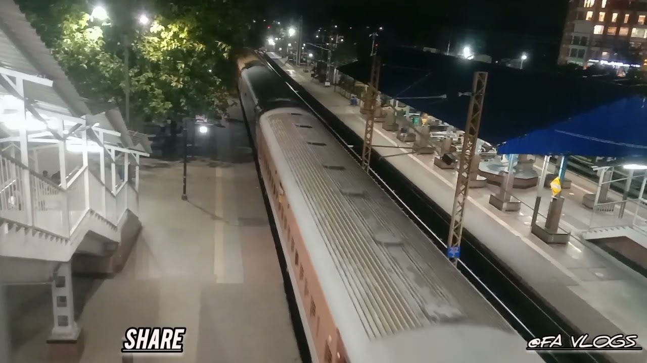 Jabalpur To Howrah Shaktipunj Express Departing Asansol Junction With WAP 7LHB Coaches + Shrill Tone