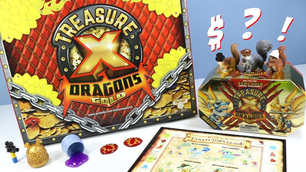 Treasure X Dragons Gold Season 2 Hunters Unboxing Moose Toys