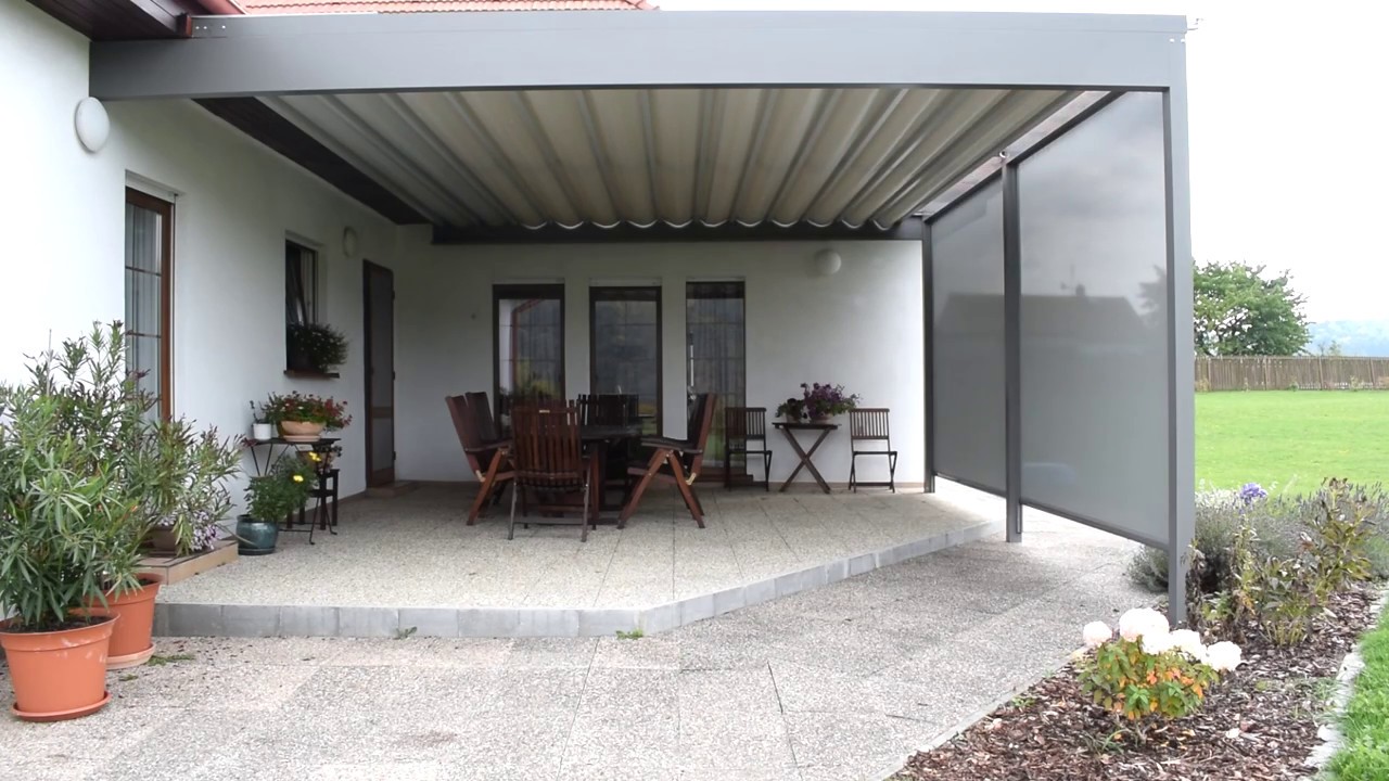 Futurol - pohyblivá pergola - Scréénové rolety