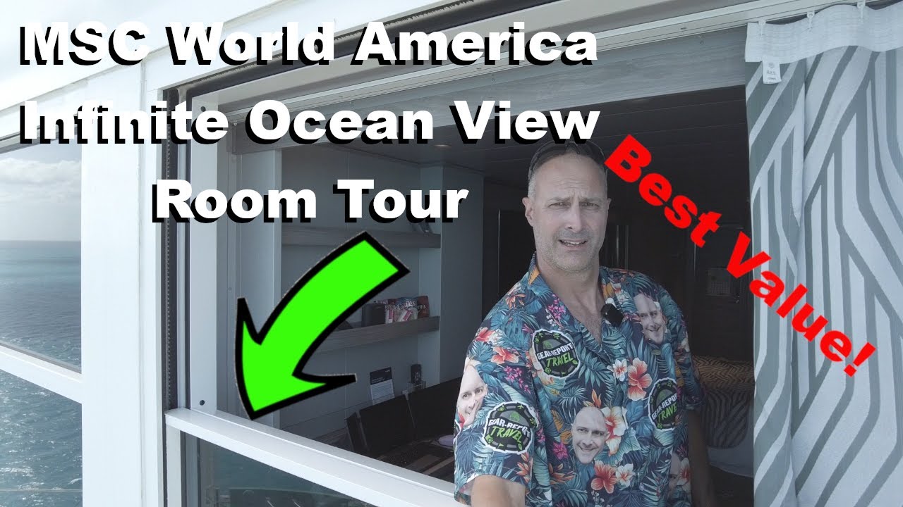 Best Value on the MSC World America? Infinate ocean view room - 12085