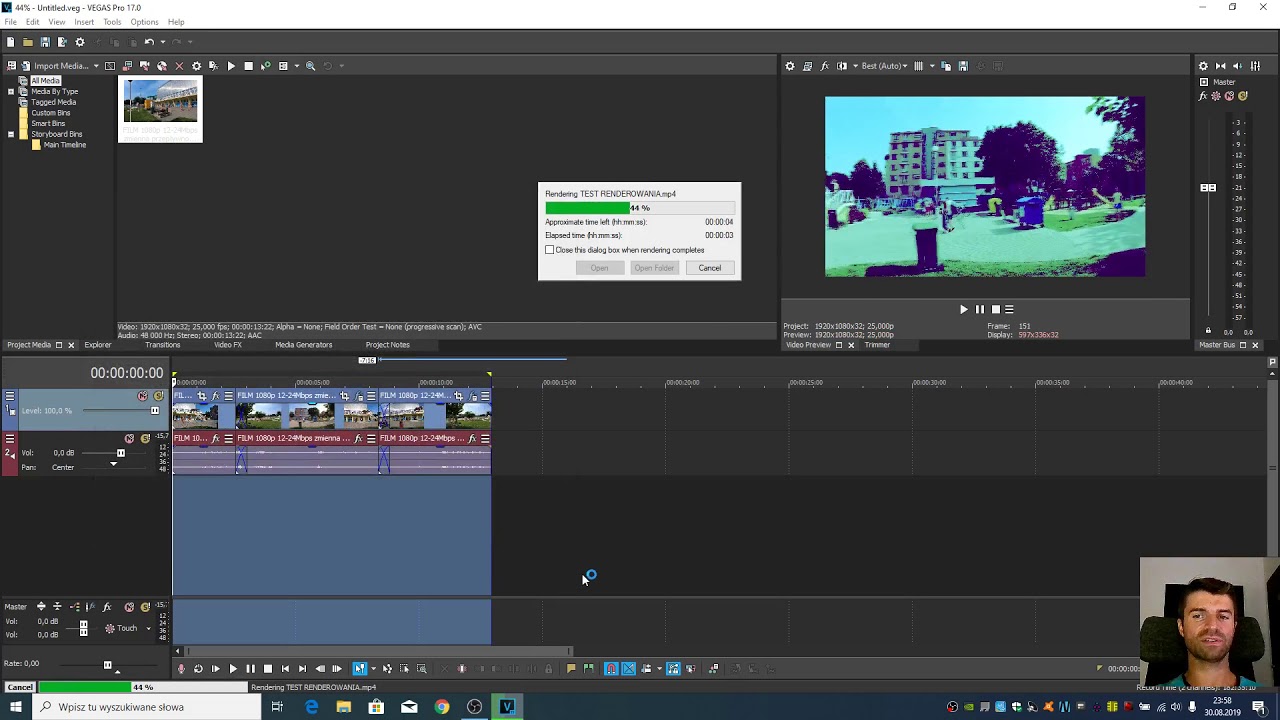 VEGAS PRO 17: NAJLEPSZE USTAWIENIA RENDEROWANIA .MP4 do YOUTUBE - tutorial poradnik | ForumWiedzy