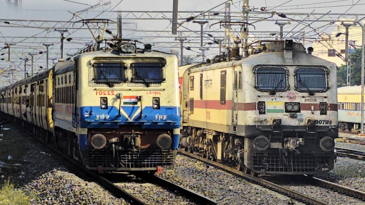 [Part -2] Railfanning At Tenali Jn. | super fast + local trains+ goods+ Extr | South Indian railways