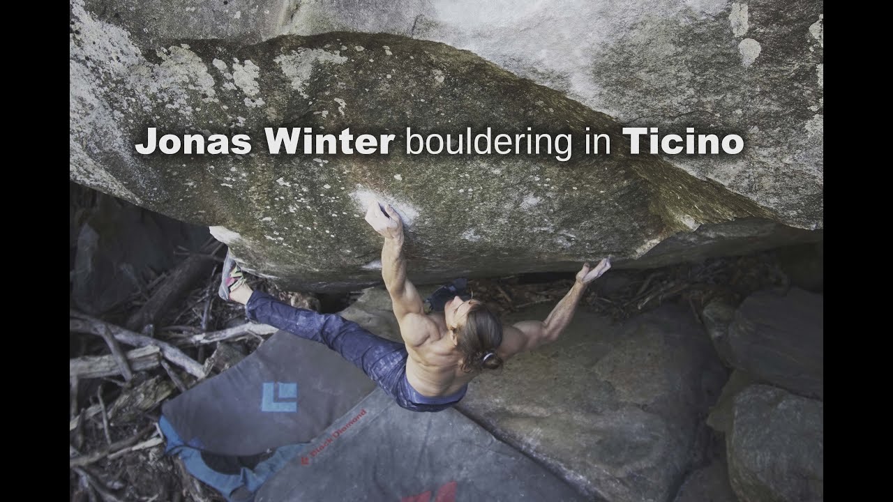 Power of now 8c, Casavino 8b+ and more - Jonas Winter bouldering in Ticino