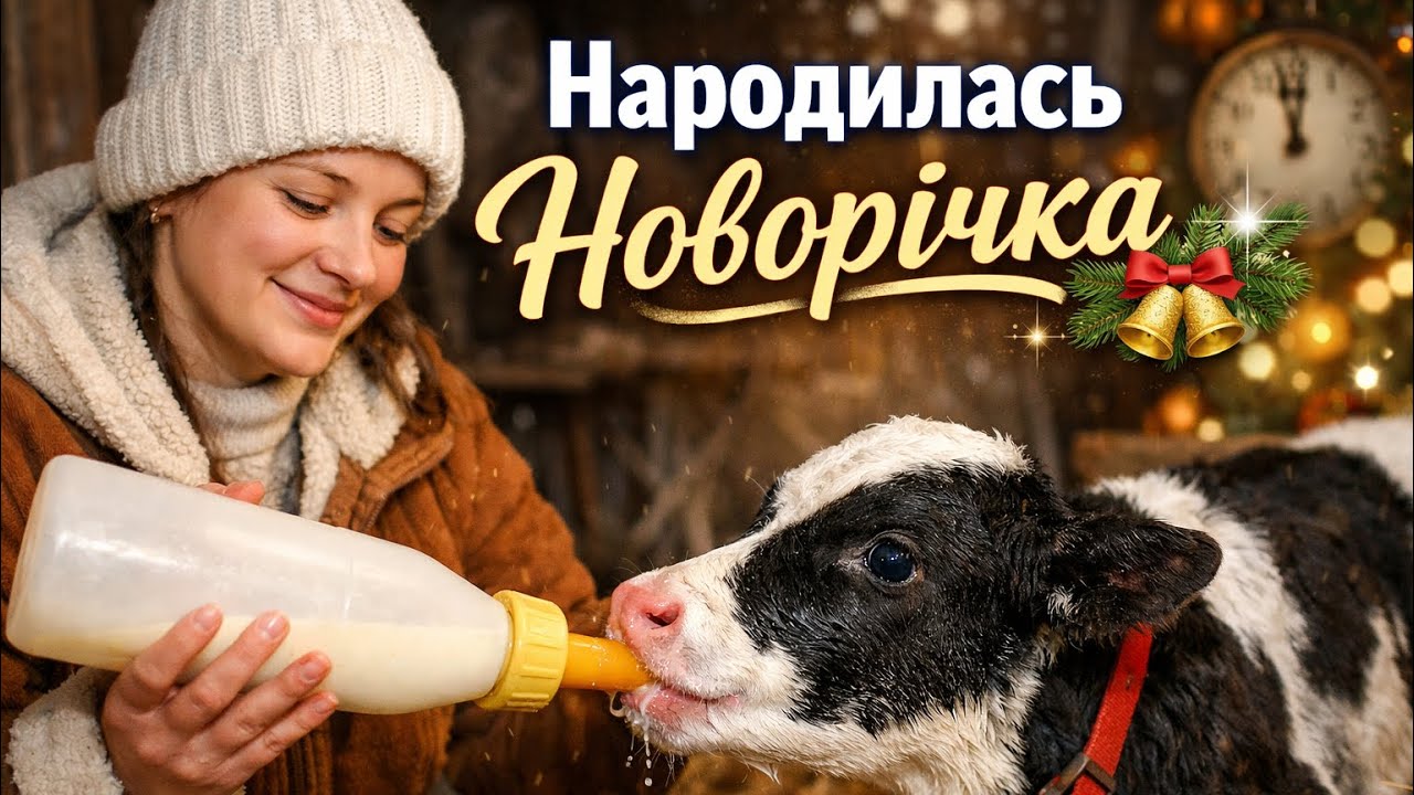 Годую новонароджену теличку 🐮 | Донька корови Му | Життя на фермі