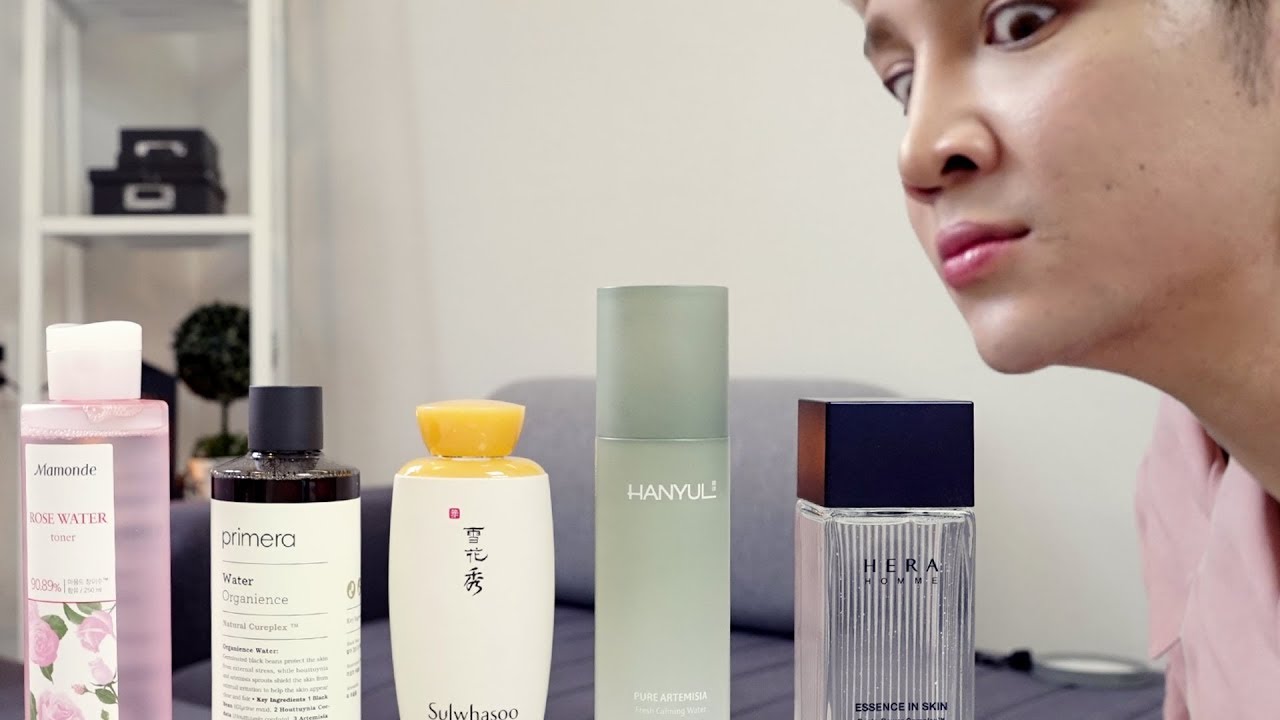 I tried and tested the TOP 5 Toners from Amore Pacific lol - Edward Avila