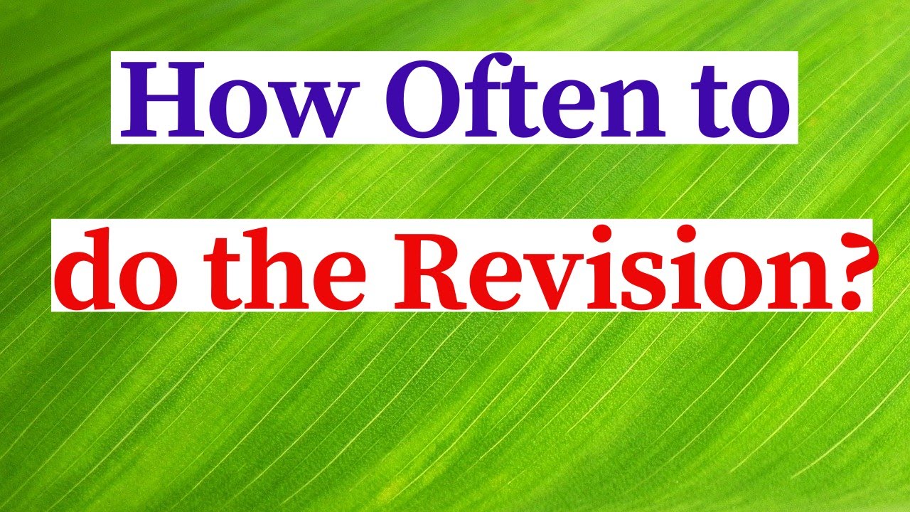 Best Revision Technique For Students. Scientifically Proven