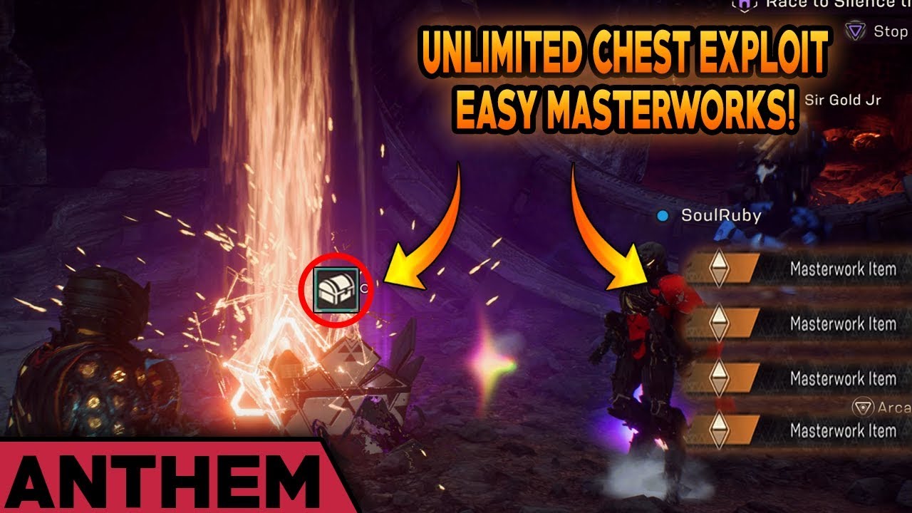 UNLIMITED CHESTS EXPLOIT! EASY UNLIMITED MASTERWORKS - Anthem