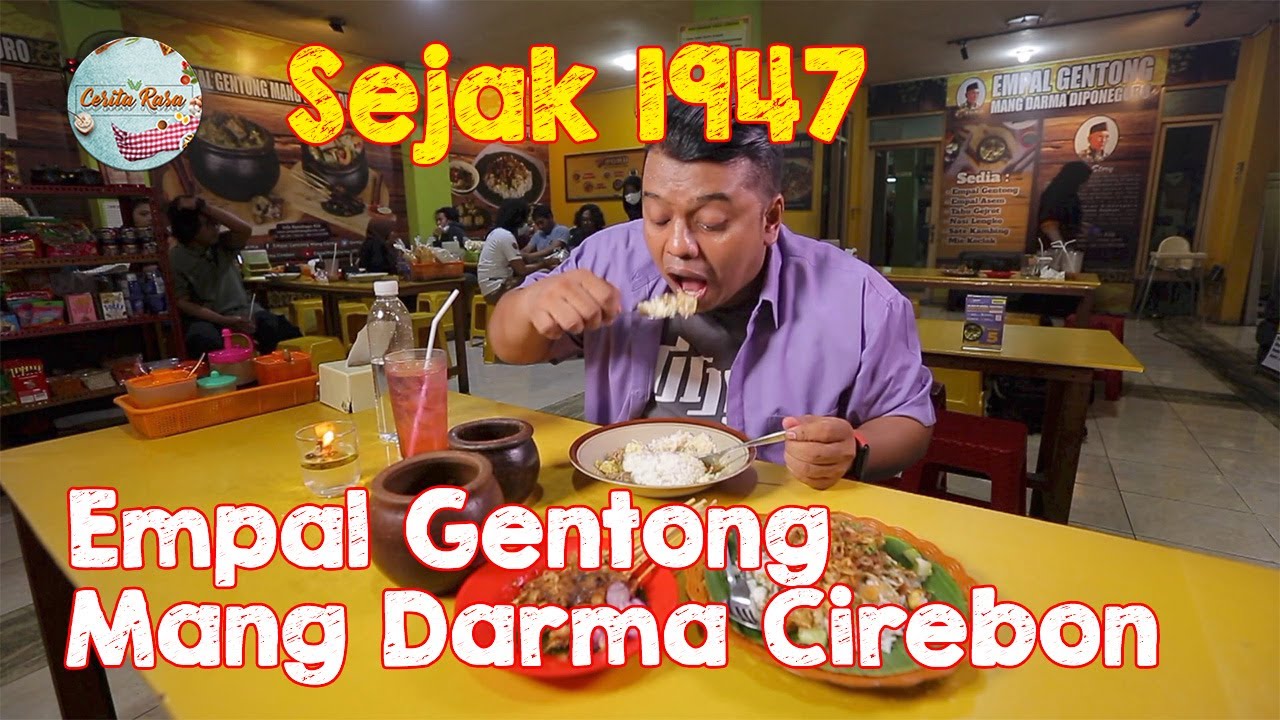 Mudik ke Cirebon Jangan Lupa Makan Empal Gentong Mang Darma Sejak Tahun 1947, Legendaris nih!!
