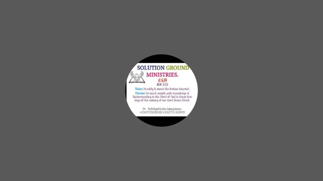 GOD'S SOLUTION GROUND MINISTERS is live!