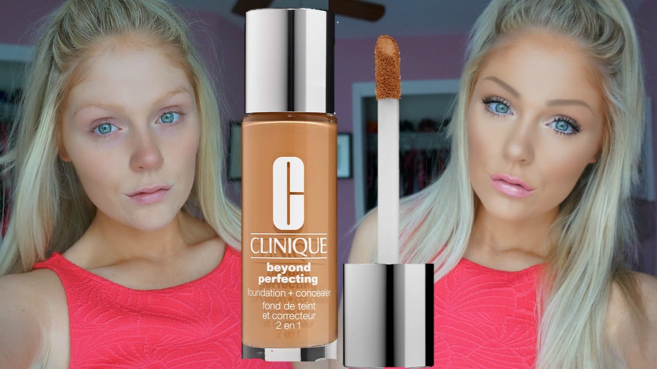 Обзор тонального крема Clinique Beyond Perfecting Foundation + Concealer + Демонстрация