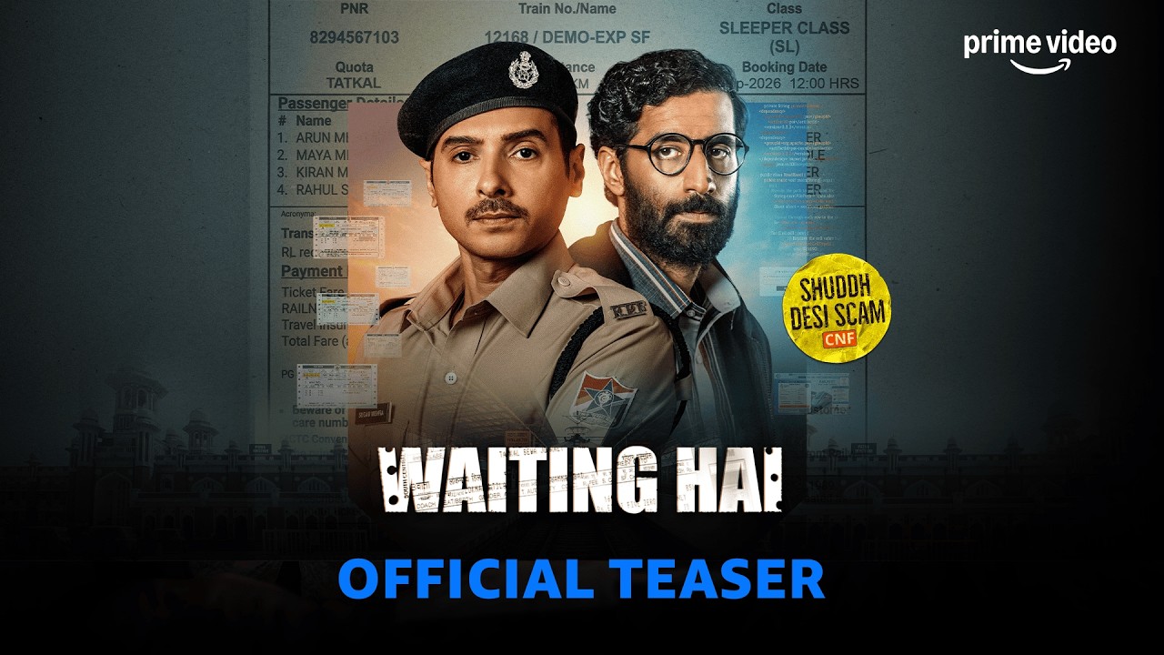Waiting Hai - Official Teaser | Divyenndu Sharma, Bhuvan Arora, Harshita Gaur | Prime Video