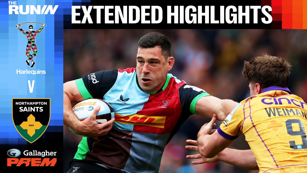 Harlequins v Northampton Saints | EXTENDED HIGHLIGHTS | Gallagher PREM Rugby 25/26 | R18