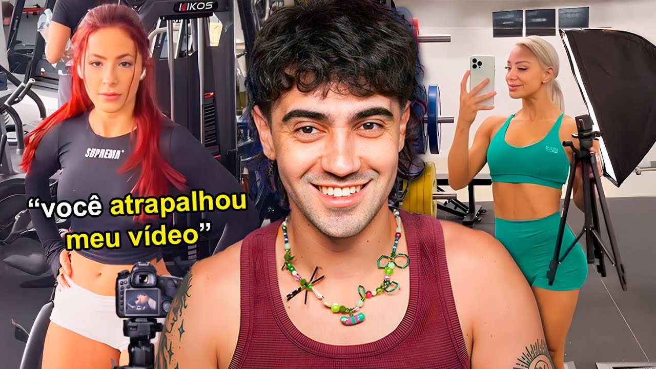 eles levam TRIPÉ pra academia e brigam com quem 