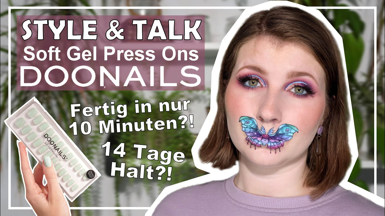 Meine Erfahrungen mit den Soft Gel Press Ons von Doonails! | + Midnight Moth Palette | Style & Talk