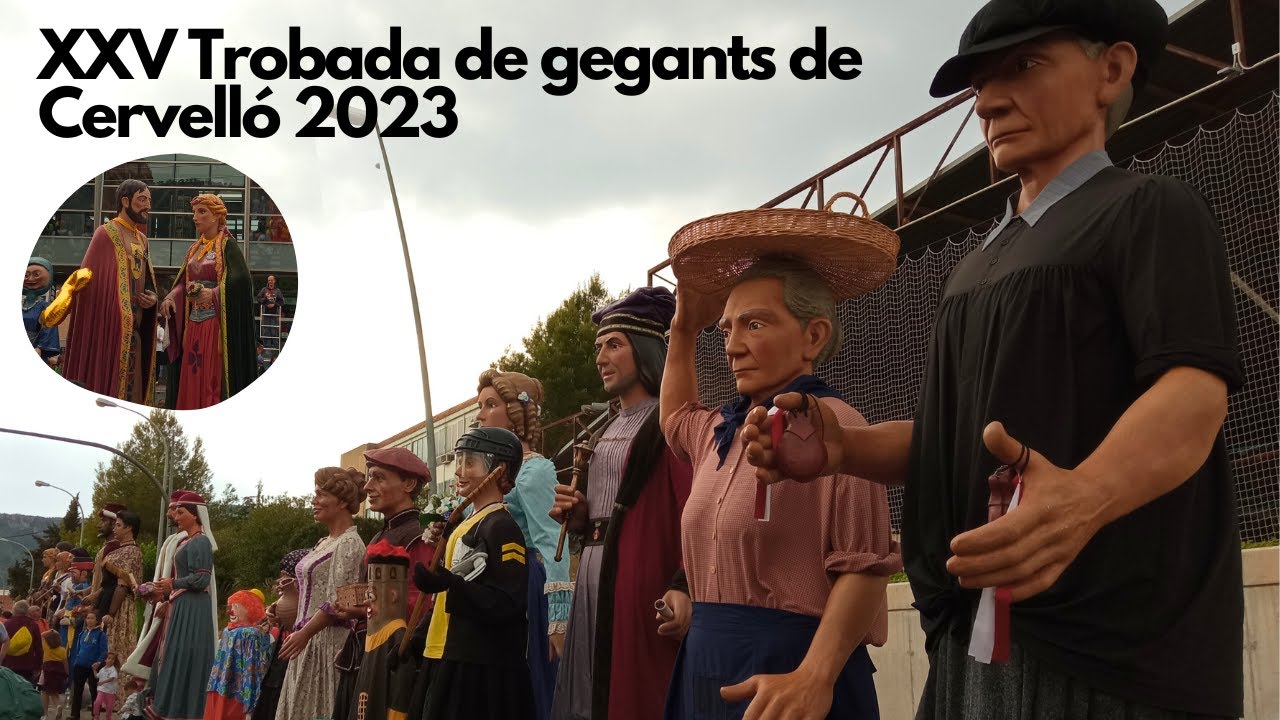 XXV Trobada de gegants de Cervelló (20/5/2023)