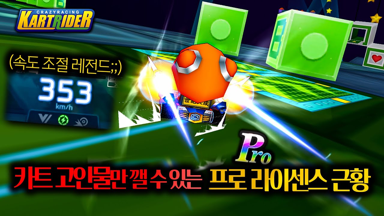 악명 높은 원작 카트라이더의 프로 라이센스 부숴버리겠습니다