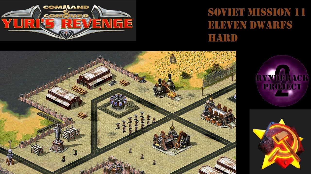 Red Alert 2: Yuri's Revenge - Rynderack Project: Soviet Mission 11: Eleven Dwarfs (Hard)