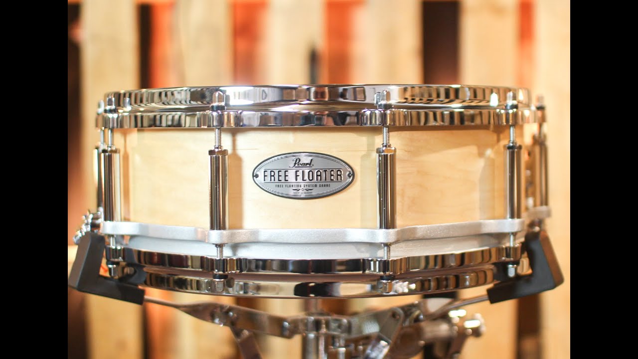 Pearl 14x5 Free Floating Maple Snare Drum