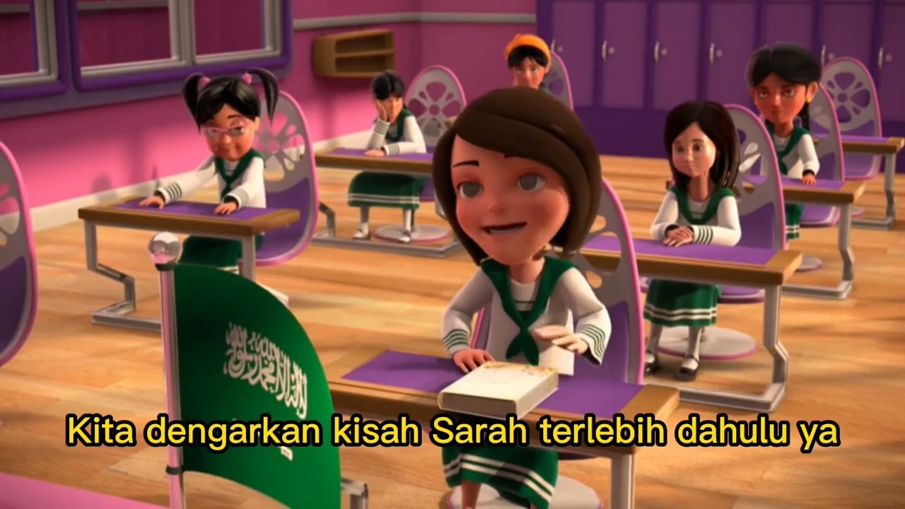 (4) SERIAL KARTUN ISLAM SAUD SARA | BELAJAR PERCAKAPAN BAHASA ARAB #videoanak  #percakapanbahasaarab