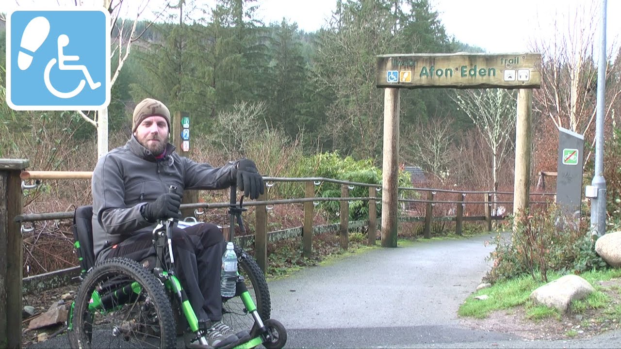 Inclusive cycling on the Afon Eden Trail in Coed y Brenin Forest Park