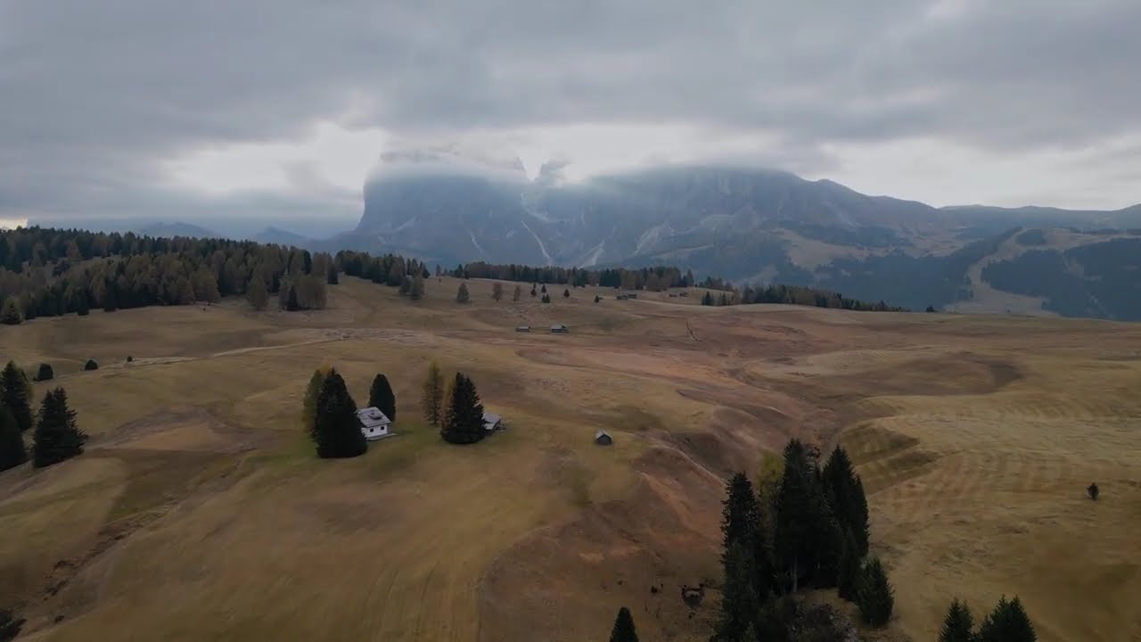 Alpe di Siusi from the drone