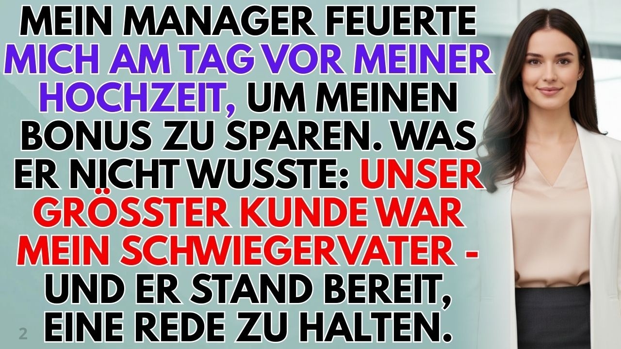 Sie feuerten mich am Tag vor der Hochzeit – die Rache kostete sie 20 Millionen!