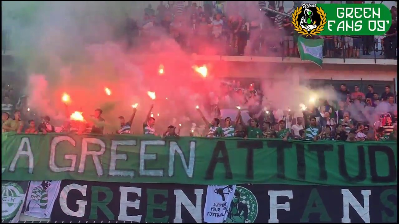LA GREEN ATTITUDE - Craquage [Green Fans Ultras] (RCK 2-1 MCM) 2016/2017