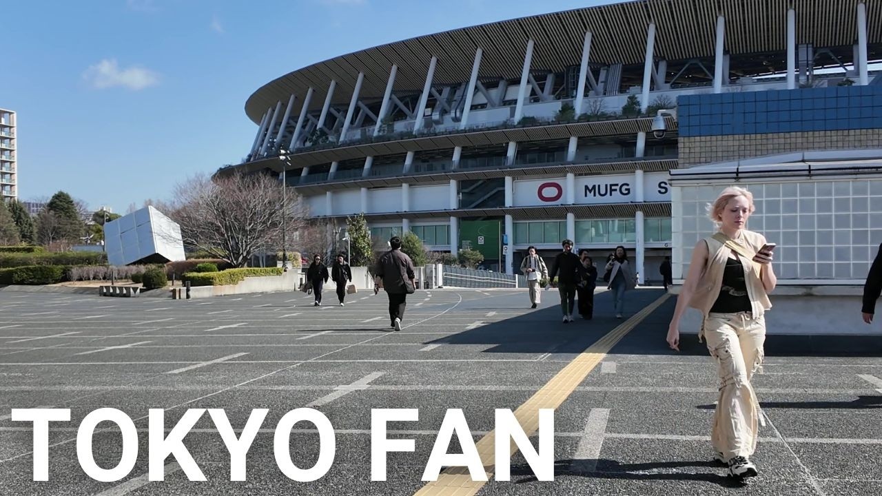 国立競技場散歩 |【4K】 Walking National Stadium Tokyo Japan (Feb. 2026)
