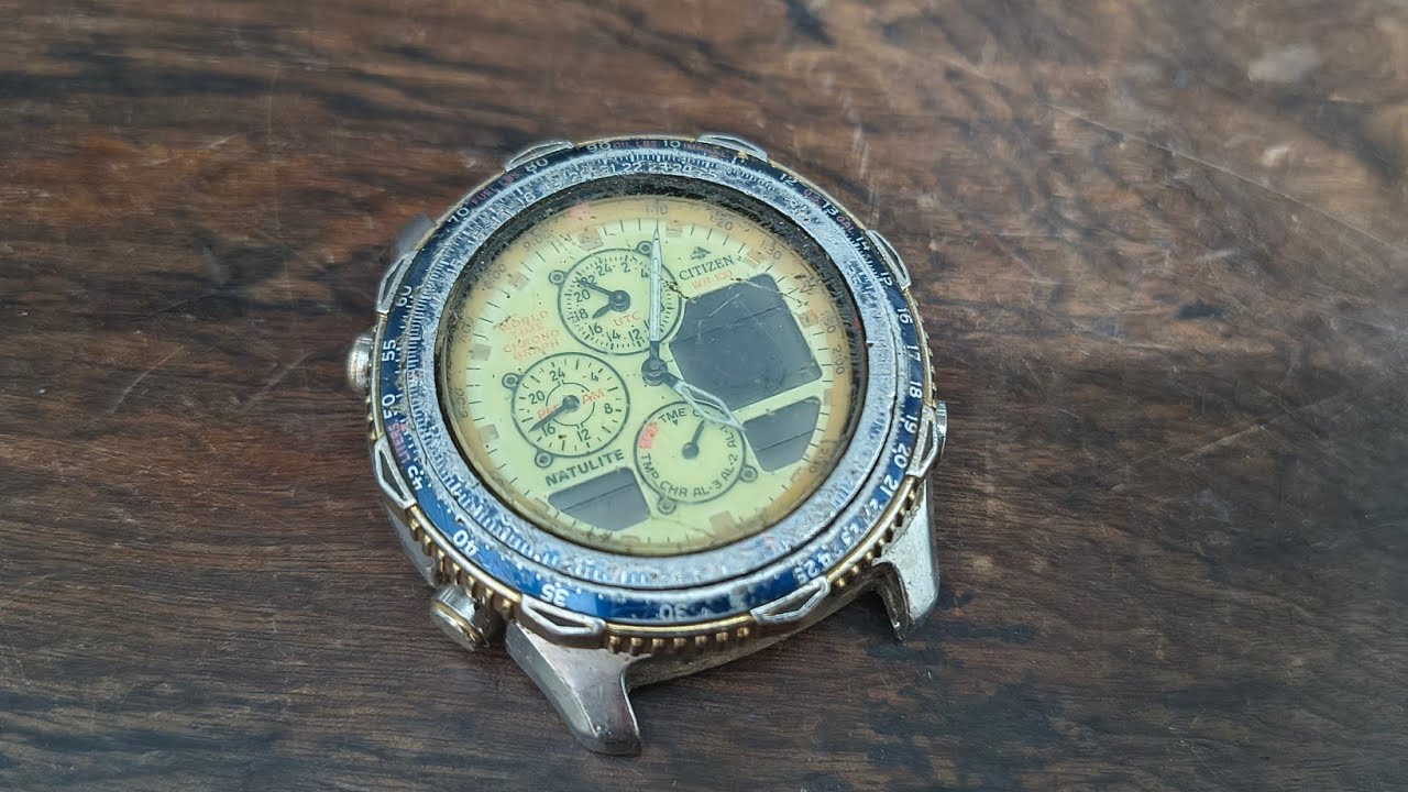 Conserto relógio Citizen Navisurf C320 #seiko #citizen #orient