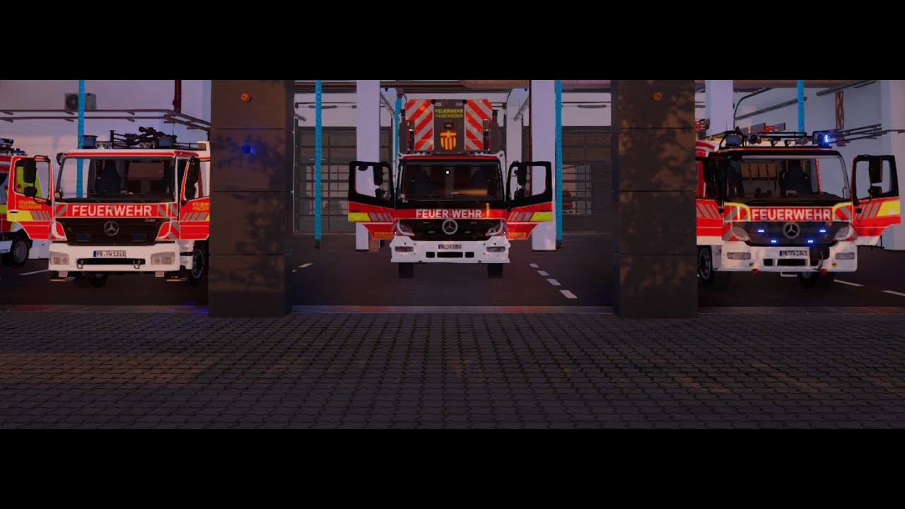 Emergency Call 112 The Fire Fighting Simulator Gameplay with Paderborn Mod | Traffic and Fire!