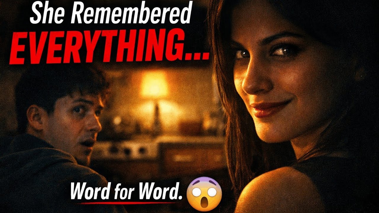 That Night… She Remembered Everything I Said