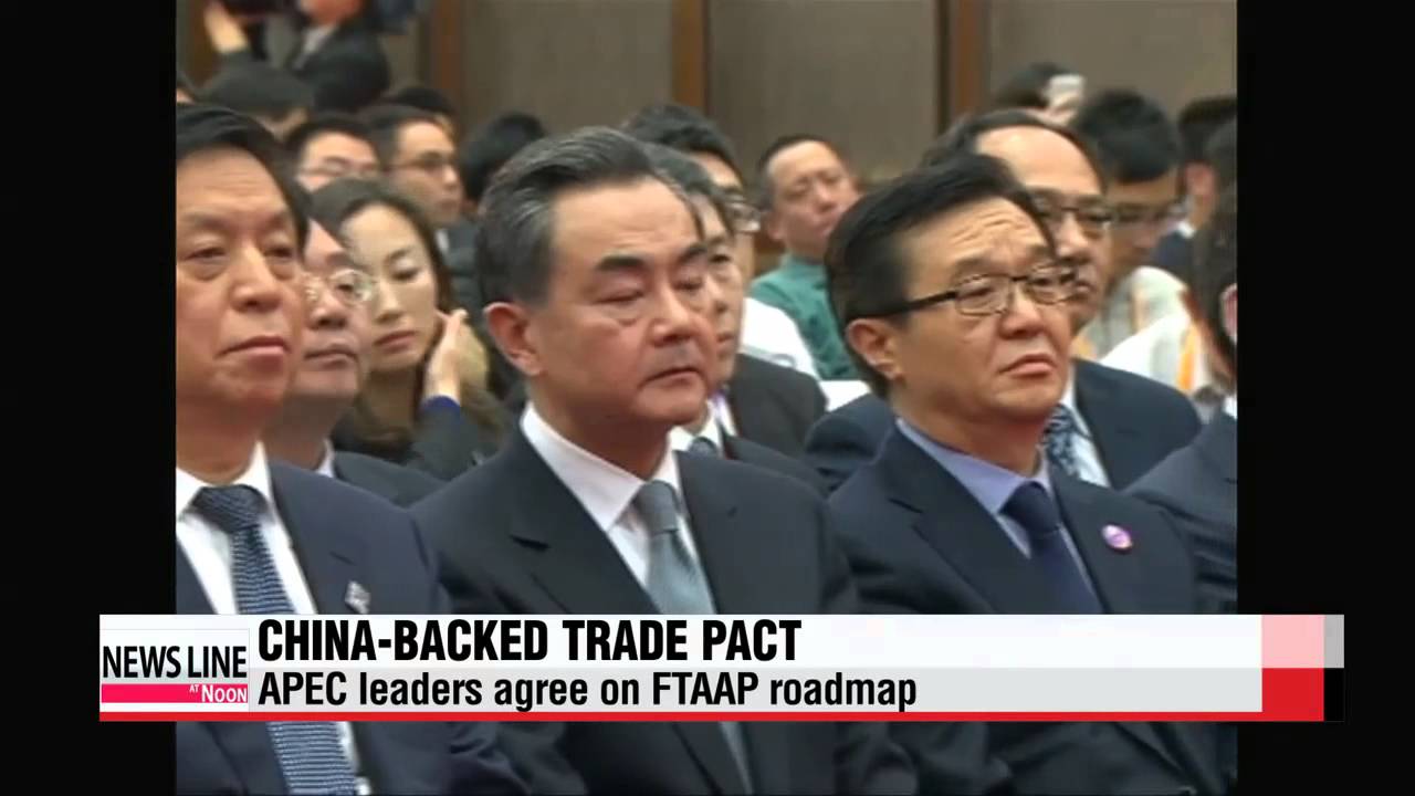 China-backed trade bloc endorsed at APEC summit   FTAAP 로드맵 APEC 정상들로부터 지지 얻어