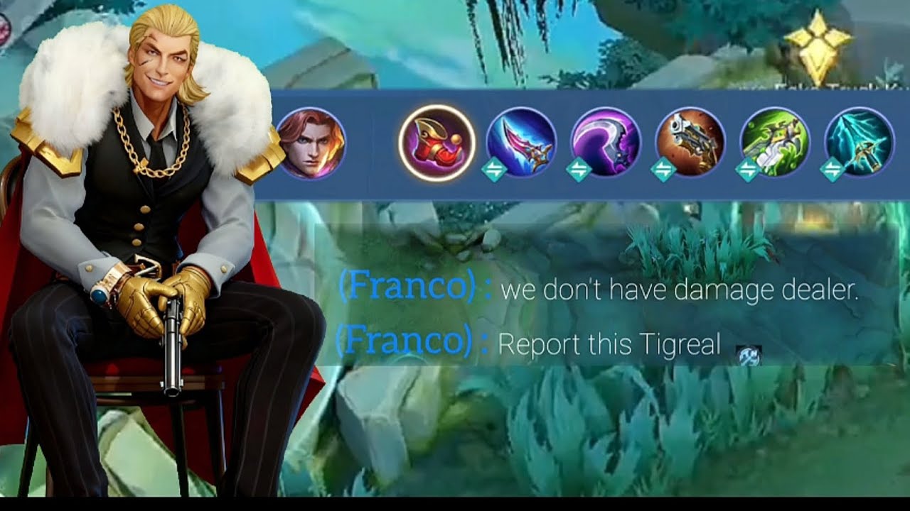  TIGREAL FOR GOLD LANE MAKES MY TEAMMATES ANNOYED AND THEY DECIDED TO REPORT ME - Watch it ! #mlbb 