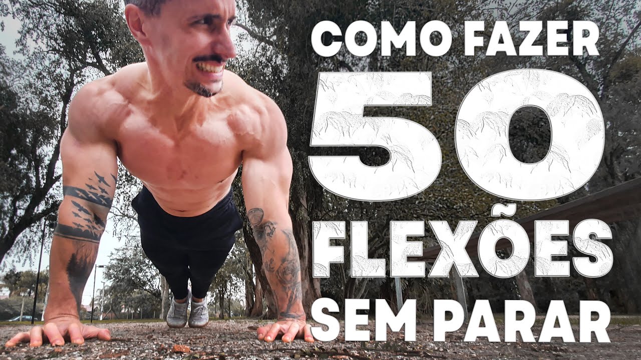 50 flexões SEM PARAR - TREINO INICIANTE