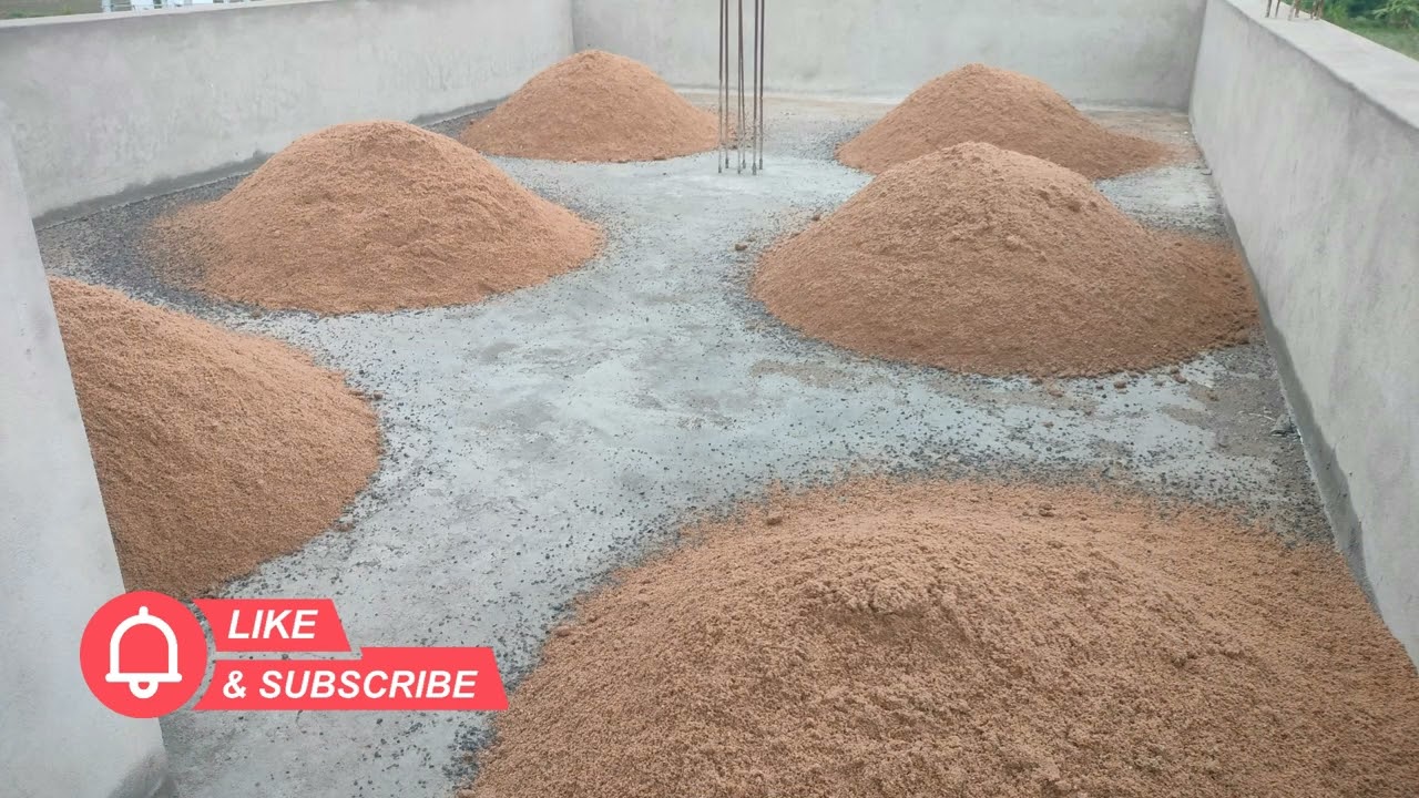 மொட்டை மாடியில் சிப்ஸ் தளம் அமைத்தல் 