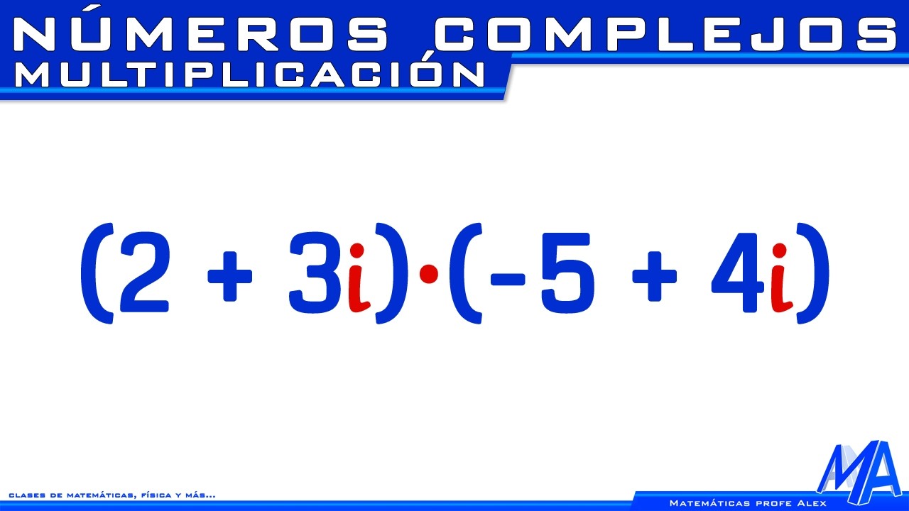 Multiplicación de números complejos