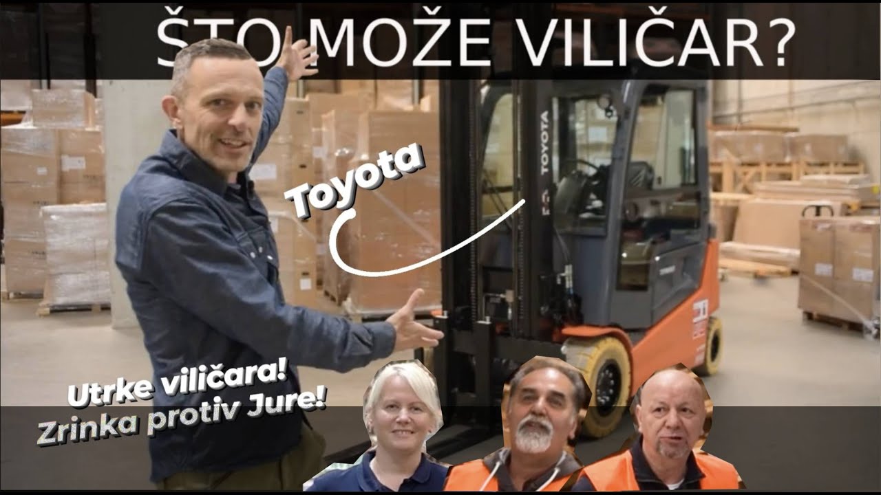 Svemogući skladištar može uštekati i USB! - Toyota viličar - Jura se Fura, Pervan, Mladen i Zrinka!