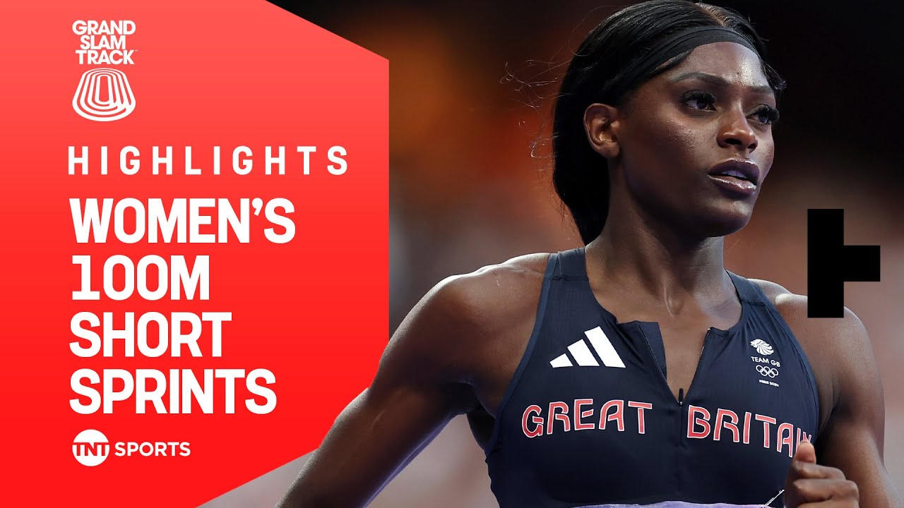 Daryll Neita in ACTION! 😮‍💨 | Women's 100m Short Sprints Race 1 | Grand Slam Track Highlights