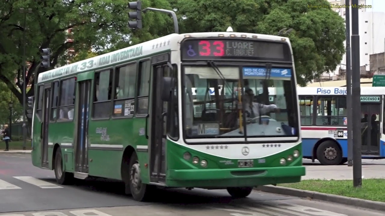 Buses in Buenos Aieres, Argentina