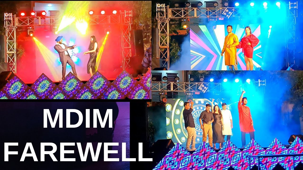 MDIM Farewell party 🎉🥳| Ramp Walk | DJ NIGHT | MDI MURSHIDABAD | Farewell night #vlog #farewell #mba