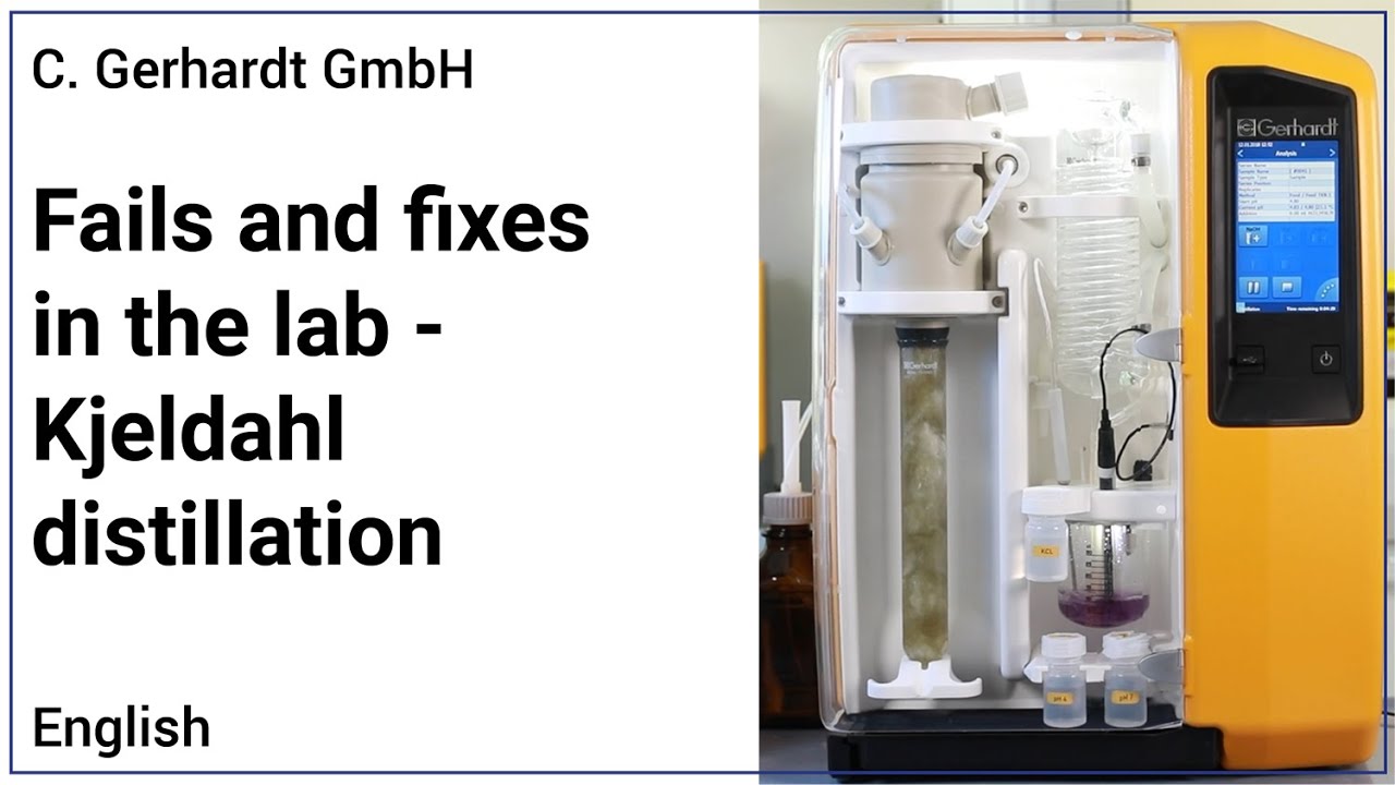 Fails & Fixes in the lab - Kjeldahl Distillation