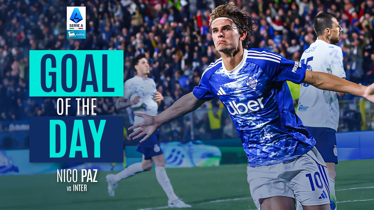 GOAL OF THE DAY | Nico Paz's Goal in Slow Motion | Como-Inter | Serie A 2025/26