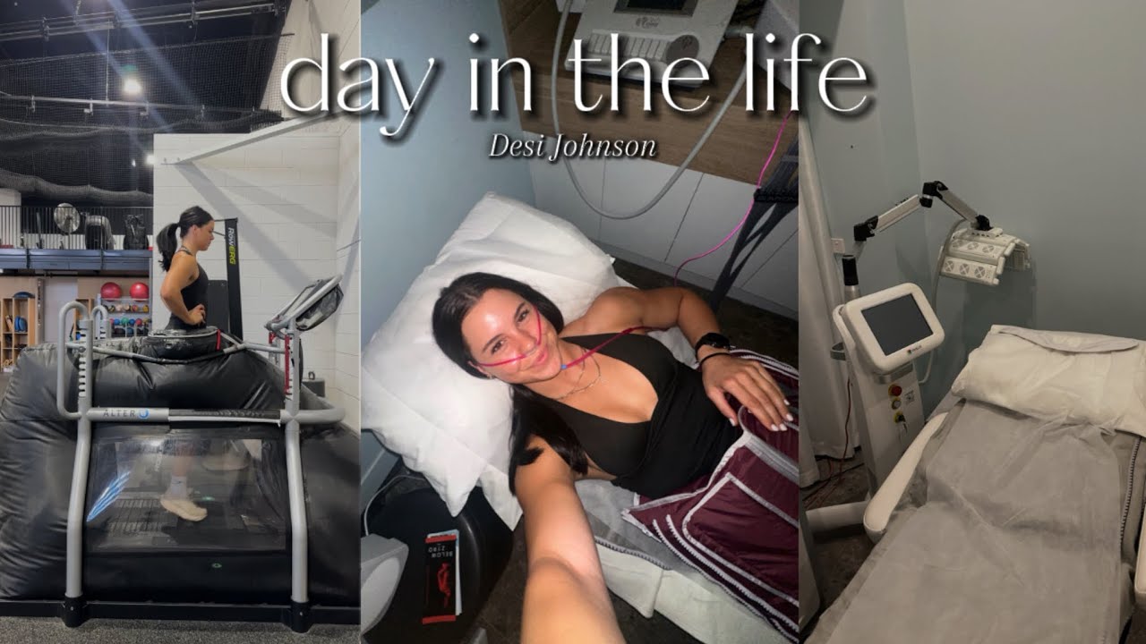 I tried lymphatic drainage boots & a cryo freeze facial! | day in the life