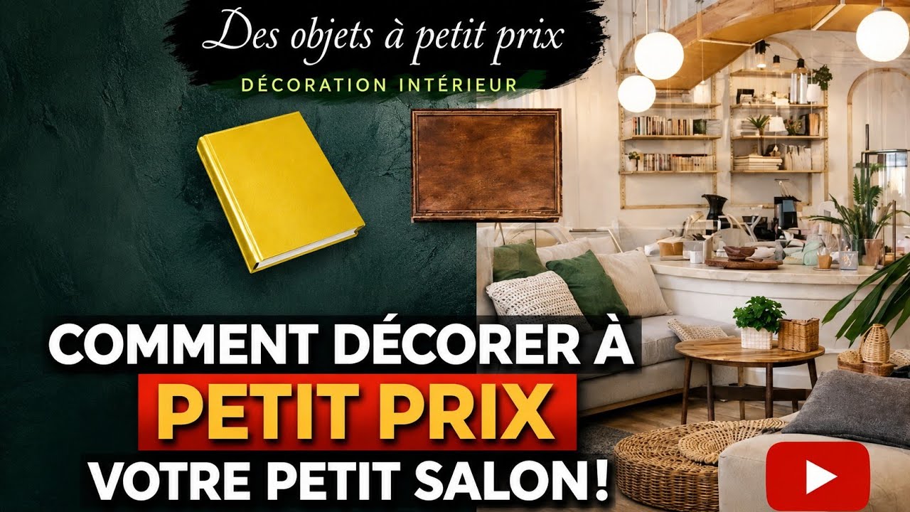 Comment décorer à petit prix votre petit salon avec STYLE