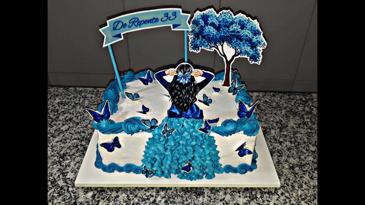 Bolo Garota de Costa