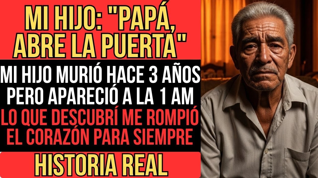 MI HIJO MUERTO TOCÓ LA PUERTA A LA 1 AM    PERO HABÍA FALLECIDO HACE 3 AÑOS  DESCUBRÍ LA VERDAD