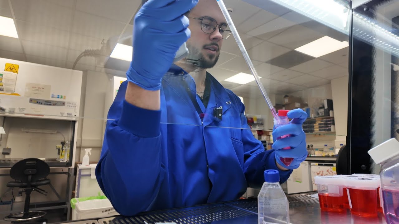 Lab ASMR | POV: You're relaxing inside my tissue culture hood...