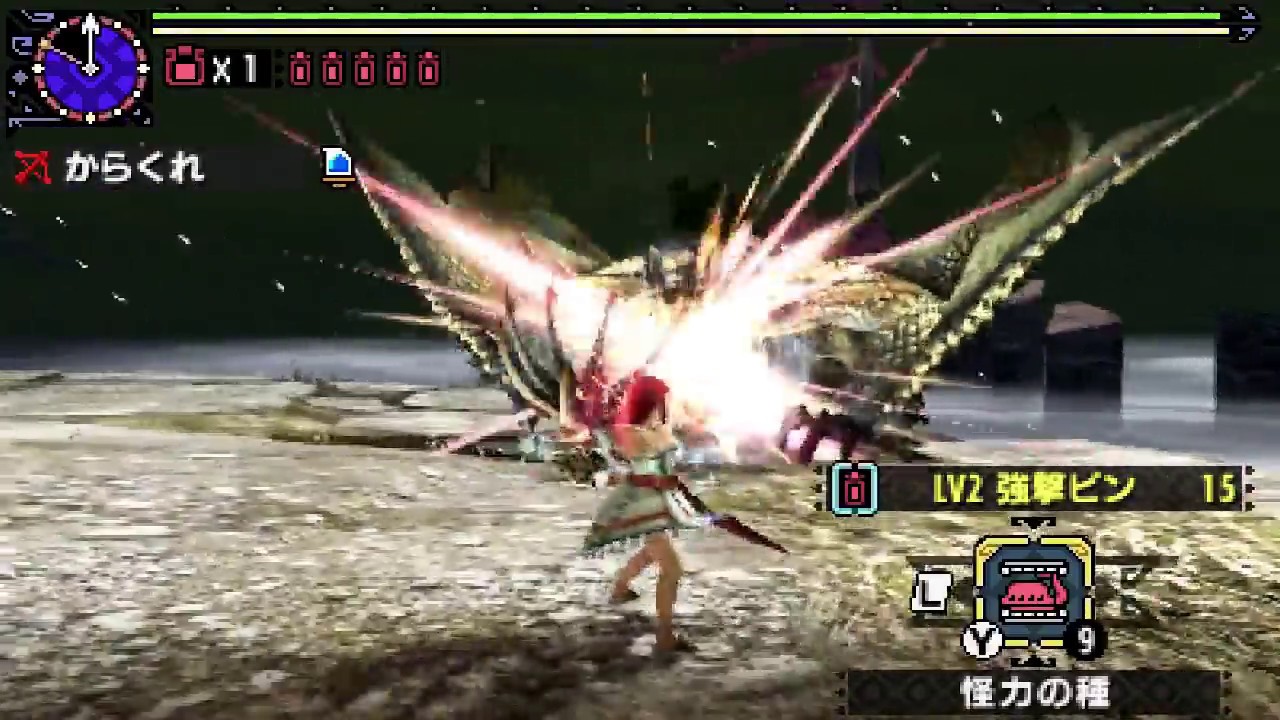 【MHXX】 G4　シャガルマガラ　ブシドー　弓　ソロ　0分針　4:47