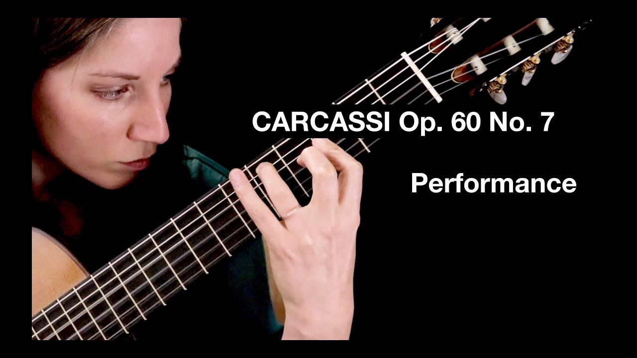 Elite Guitarist - Carcassi's Etude No. 7 - Performance, played by Ines Thome on a GV Rubio